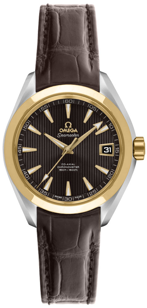 OMEGA Seamaster Aqua Terra Teak-Grey Dial Women'S Watch 231.23.30.20.06.002 1