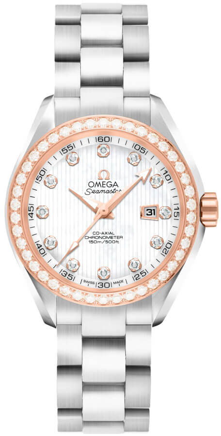 OMEGA Seamaster Aqua Terra Diamond Women'S Luxury Watch 231.25.34.20.55.003 1