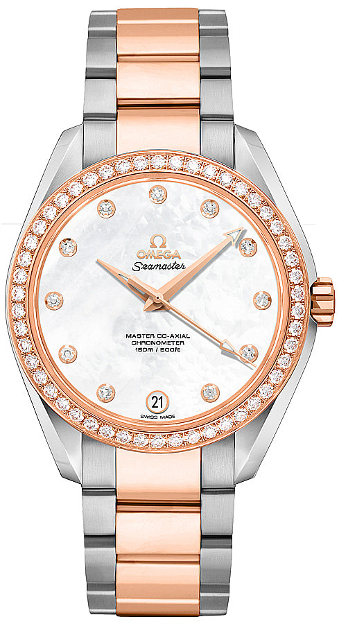 OMEGA Seamaster Aqua Terra Diamond Women'S Watch 231.25.39.21.55.001 1