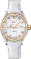 OMEGA Seamaster Aqua Terra Co-Axial Diamond And White Pearl Women'S Watch 231.28.34.20.55.001 1