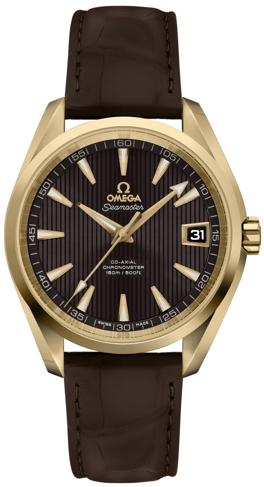 OMEGA Seamaster Aqua Terra Solid 18K Yellow Gold Men'S Watch 231.53.39.21.06.002 1