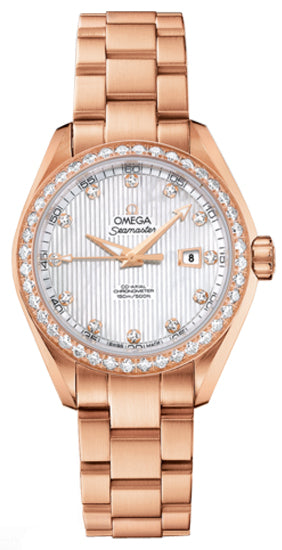 OMEGA Seamaster Aqua Terra Solid 18K Rose Gold Women'S Watch 231.55.34.20.55.002 1