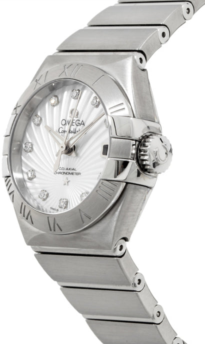 OMEGA Constellation Diamond Dial Women'S Watch 123.10.27.20.55.001 2