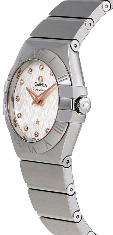 OMEGA Constellation Diamond Dial Women'S Watch 123.10.27.60.52.001 2