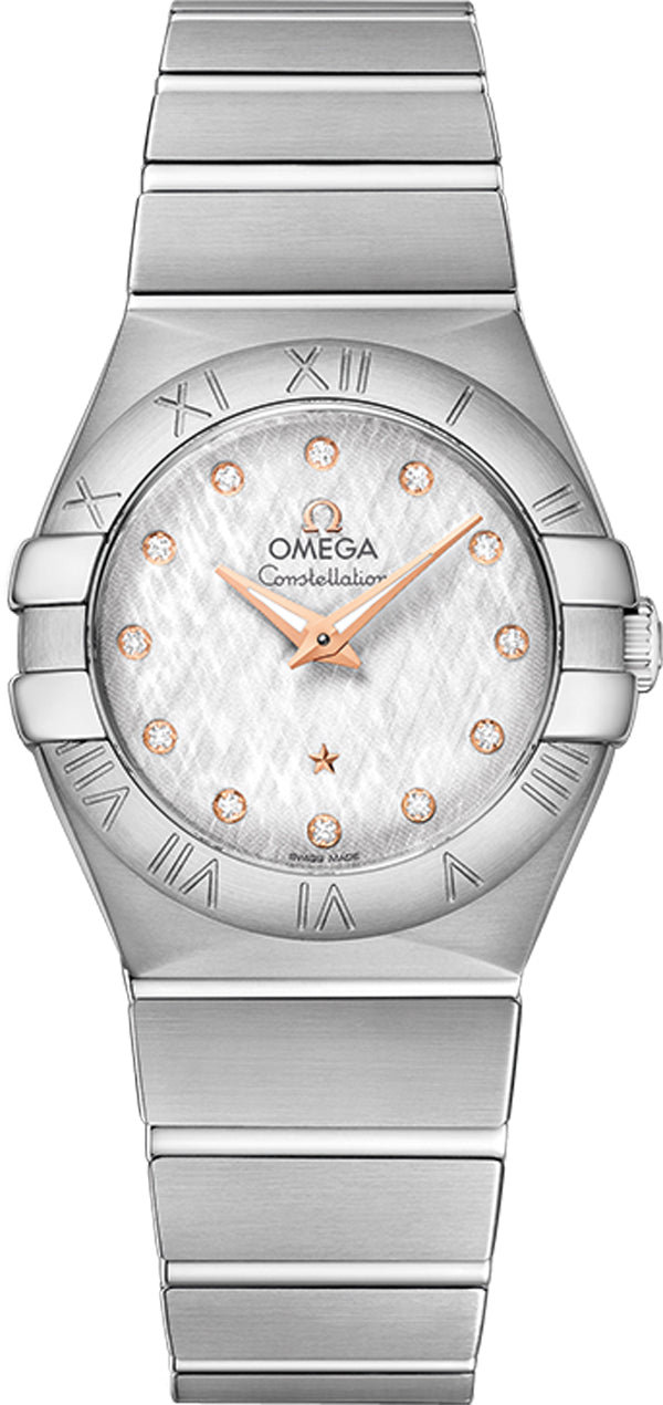 OMEGA Constellation Diamond Dial Women'S Watch 123.10.27.60.52.001 1