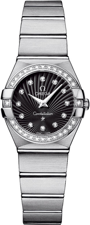 OMEGA Constellation Black Supernova Dial Diamond Watch 123.15.24.60.51.001 1