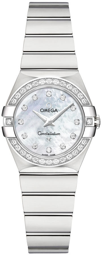 OMEGA Constellation 24Mm Steel Women'S Watch 123.15.24.60.55.001 1