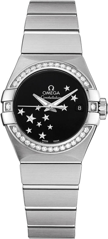 OMEGA Constellation Black Dial Steel Women'S Watch 123.15.27.20.01.001 1