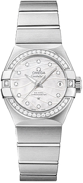 OMEGA Constellation Diamond 27Mm Luxury Women'S Watch 123.15.27.20.55.002 1