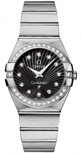 OMEGA Constellation Steel Diamond Women'S Watch 123.15.27.60.51.001 1