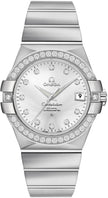 OMEGA Constellation Silver Dial Diamond Men'S Luxury Watch 123.15.35.20.52.001 1