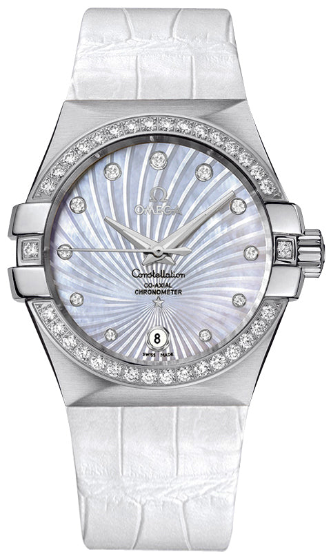 OMEGA Constellation Automatic Diamond Women'S Watch 123.18.35.20.55.001 1