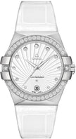 OMEGA Constellation Supernova White Dial & Diamond Ladies Watch 123.18.35.60.52.001 1