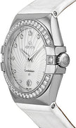 OMEGA Constellation Supernova White Dial & Diamond Ladies Watch 123.18.35.60.52.001 2