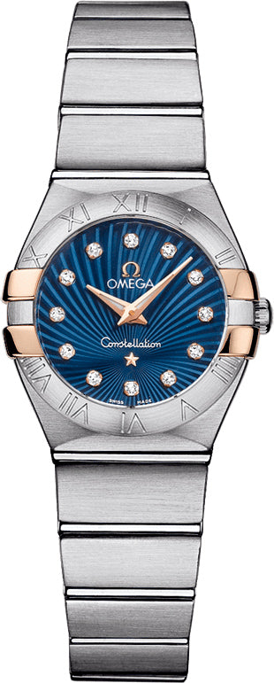 OMEGA Constellation Blue Diamond Dial Women'S Watch 123.20.24.60.53.002 1