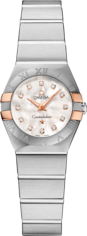 OMEGA Constellation Diamond Mother Of Pearl Dial Women'S Watch 123.20.24.60.55.005 1