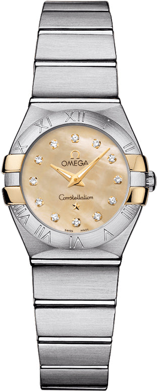 OMEGA Constellation 24Mm Diamond Dial Women'S Watch 123.20.24.60.57.002 1