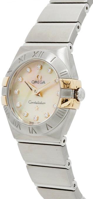 OMEGA Constellation 24Mm Diamond Dial Women'S Watch 123.20.24.60.57.002 2