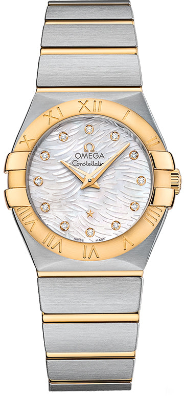 OMEGA Constellation Two-Tone Diamond 27Mm Women'S Watch 123.20.27.60.55.008 1