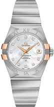 OMEGA Constellation Pearl White & Diamond Dial Ladies Luxury Watch 123.20.31.20.55.003 1