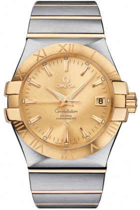 OMEGA Constellation Gold Dial Dress Watch 123.20.35.20.08.001 1