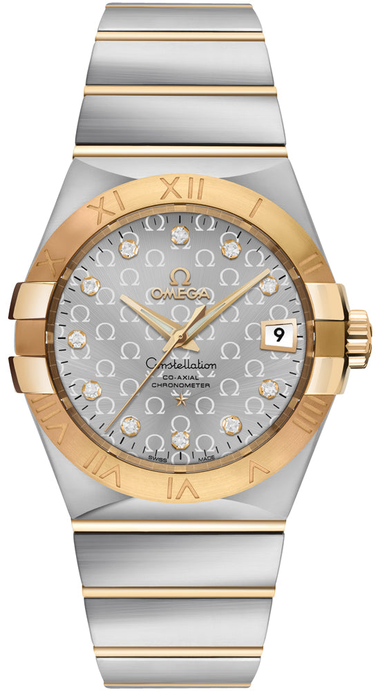 OMEGA Constellation Silver Omega Logo Pattern Dial Men'S Luxury Watch 123.20.35.20.52.004 1