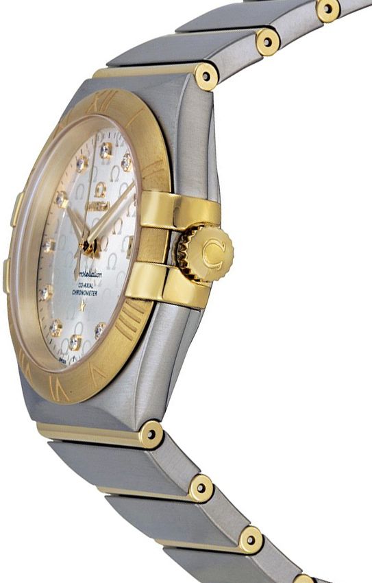 OMEGA Constellation Silver Omega Logo Pattern Dial Men'S Luxury Watch 123.20.35.20.52.004 2