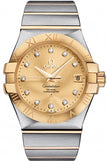 OMEGA Constellation Gold Dial Watch For Men 123.20.35.20.58.001 1