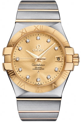 OMEGA Constellation Gold Dial Watch For Men 123.20.35.20.58.001 1