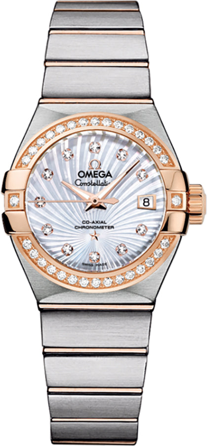 OMEGA Constellation Steel & 18K Rose Gold Women'S Watch 123.25.27.20.55.001 1