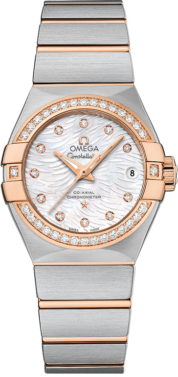OMEGA Constellation Diamond Hour Markers Women'S Watch 123.25.27.20.55.006 1