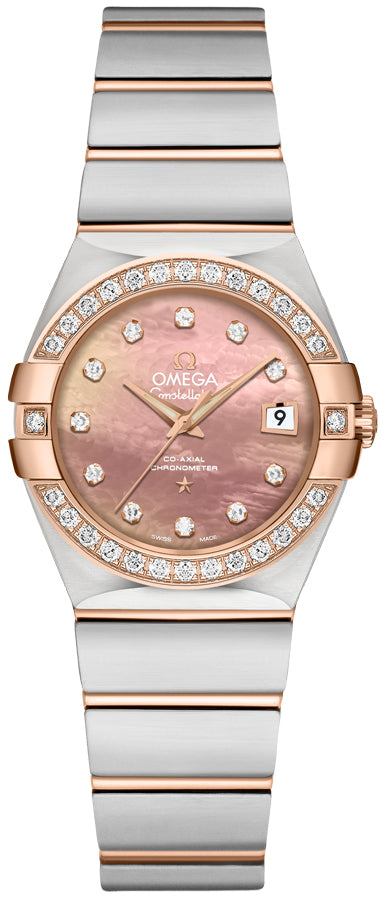 OMEGA Constellation Diamond Bezel Women'S Watch 123.25.27.20.57.001 1