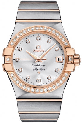 OMEGA Constellation Silver Diamond Men'S Watch 123.25.35.20.52.001 1