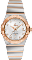 OMEGA Constellation Silver Dial & Diamond Men'S Watch 123.25.35.20.52.003 1