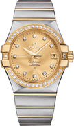 OMEGA Constellation Gold & Diamond 35Mm Women'S Watch 123.25.35.20.58.001 1