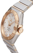 OMEGA Constellation Silver Diamond Dial Men'S Watch 123.25.38.21.52.003 2