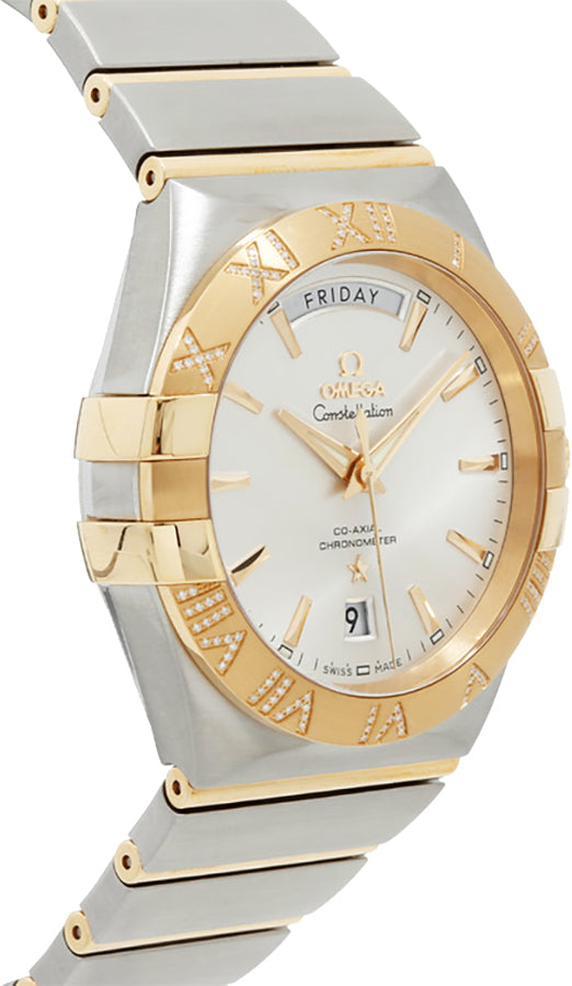 OMEGA Constellation Day-Date Diamond Men'S Watch On Sale 123.25.38.22.02.002 2