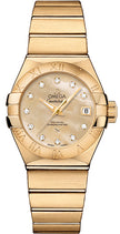 OMEGA Constellation Solid 18K Gold Luxury Women'S Watch 123.50.27.20.57.002 1