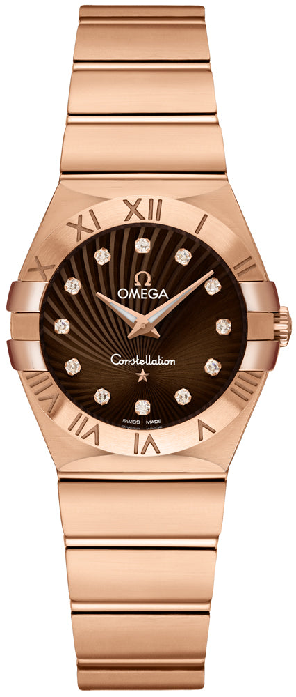 OMEGA Constellation Brown & Diamond Dial Women'S Luxury Watch 123.50.27.60.63.002 1