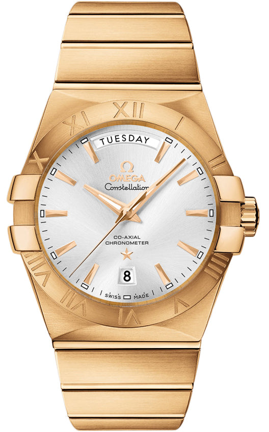 OMEGA Constellation Solid 18K Yellow Gold Men'S Watch 123.50.38.22.02.002 1