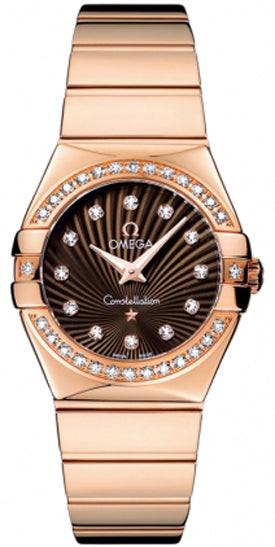 OMEGA Constellation Brown Dial 18K Rose Gold Luxury Watch 123.55.27.60.63.002 1