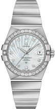 OMEGA Constellation 18K White Gold Diamond Women'S Watch 123.55.31.20.55.003 1