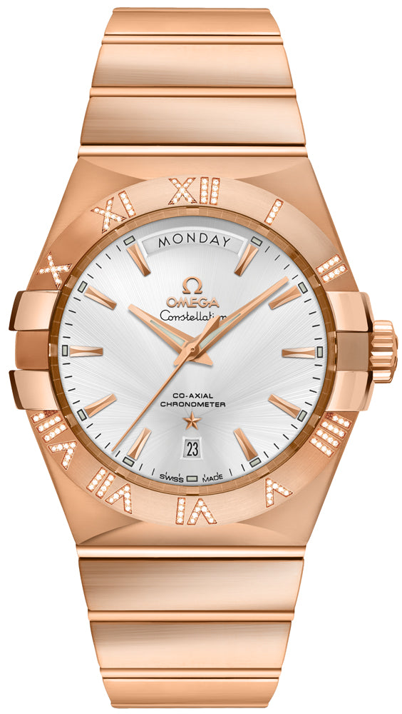 OMEGA Constellation Solid 18K Gold Men'S Watch 123.55.38.22.02.001 1
