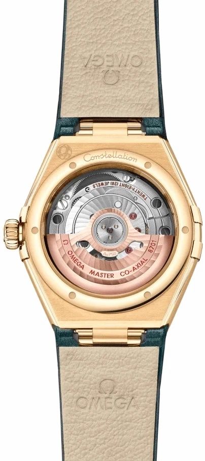 OMEGA Constellation Yellow Dial Yellow Gold Women'S Watch 131.58.29.20.58.001 2