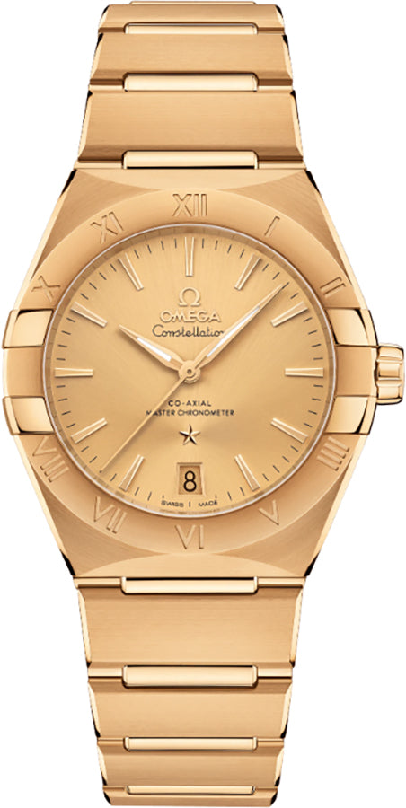 OMEGA Constellation 18K Yellow Gold Unisex Watch 131.50.36.20.08.001 1