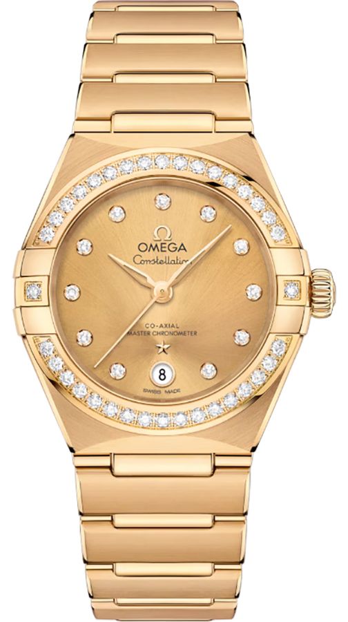 OMEGA Constellation 18K Yellow Gold Women'S Watch 131.55.29.20.58.001 1