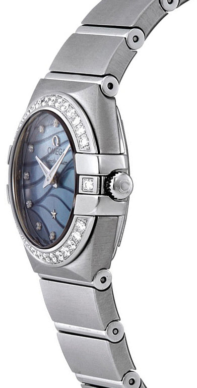 OMEGA Constellation 24Mm Diamond Women'S Watch 123.15.24.60.57.001 2