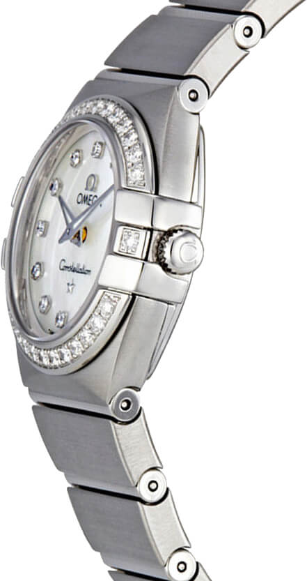 OMEGA Constellation 24Mm Steel Women'S Watch 123.15.24.60.55.001 2