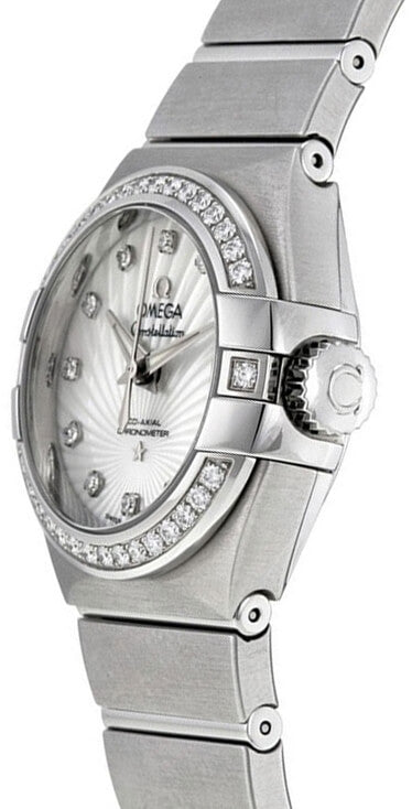 OMEGA Constellation 27Mm Women'S Luxury Watch 123.15.27.20.55.001 2