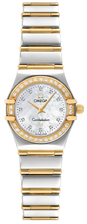 OMEGA Constellation '95 Diamond Bezel Women'S Watch 1267.75.00 1
